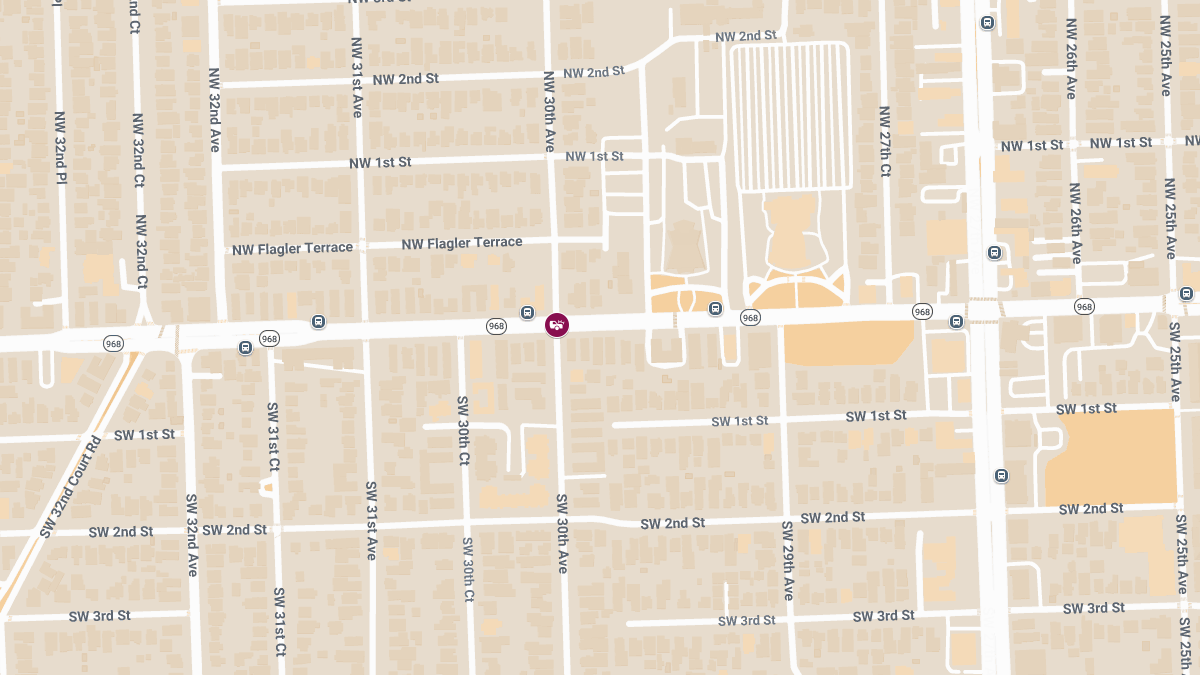 Accident With Injuries at Flagler St & SW 30th Ave