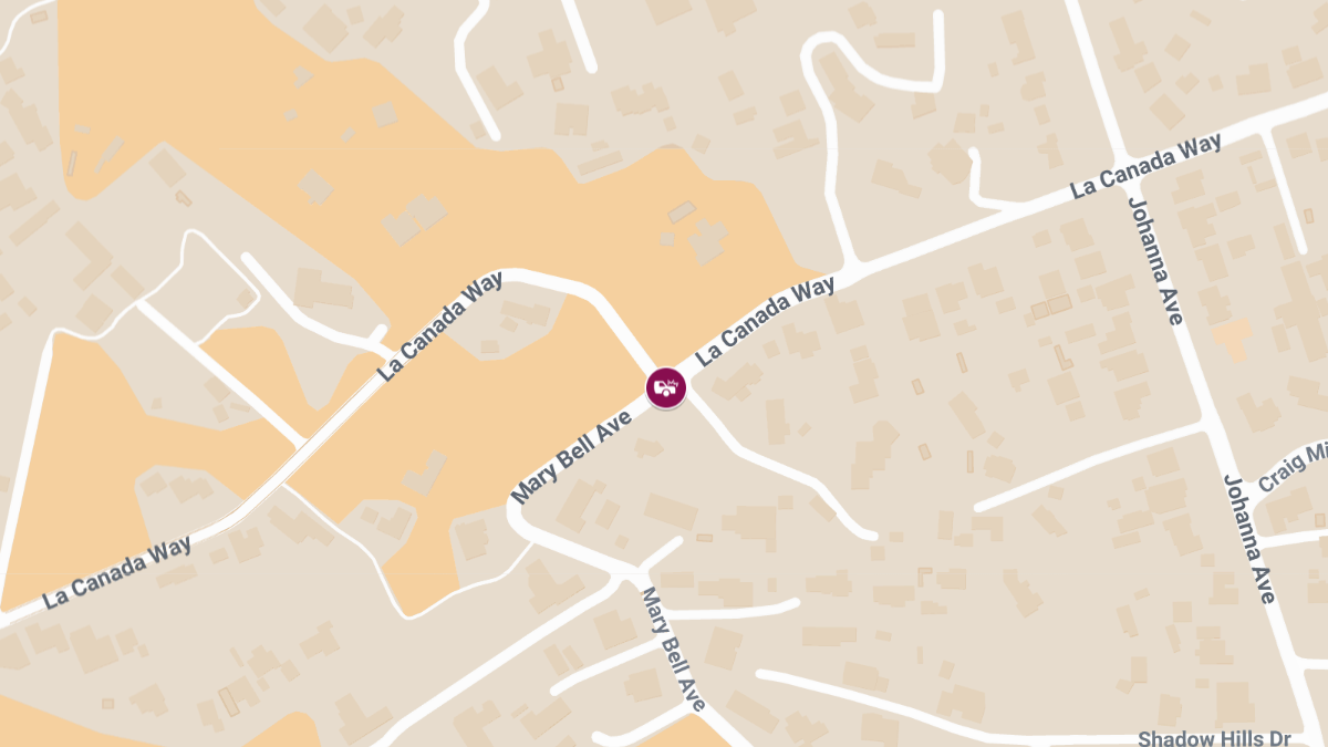 Accident With Injuries at La Canada Way & Mary Bell Ave