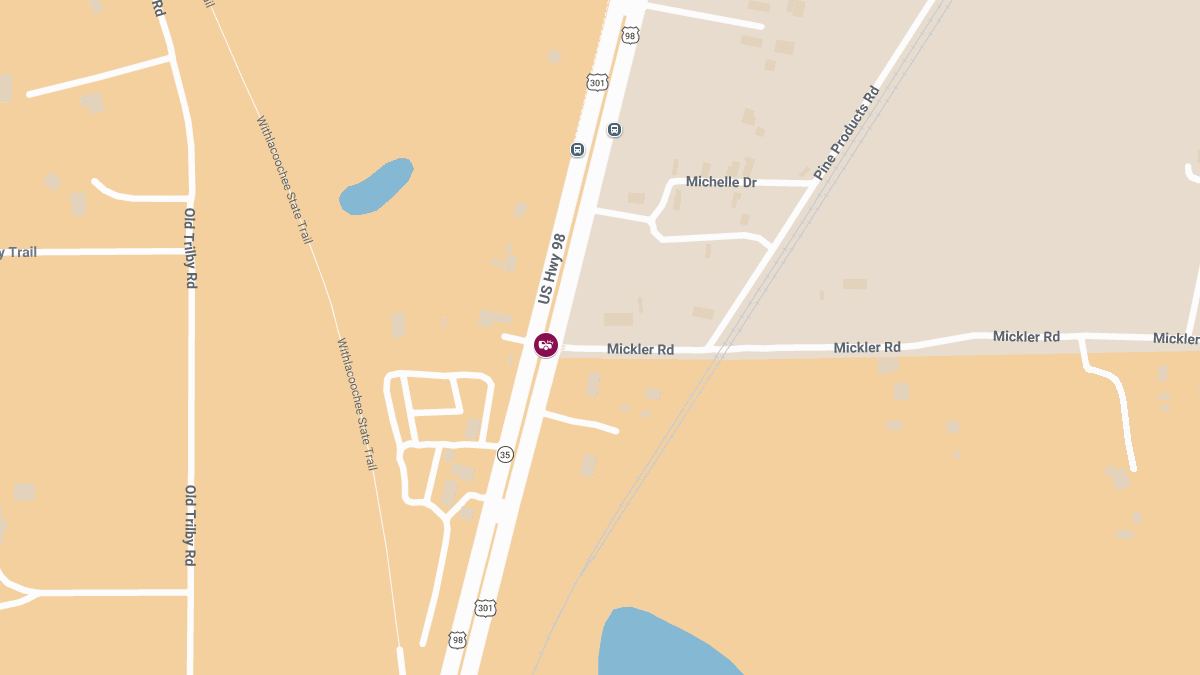 Accident With Injuries at Mickler Rd and US-301