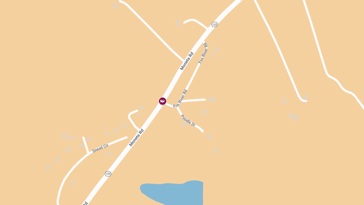 Accident With Injuries at Moneta Rd & Fox River Rd