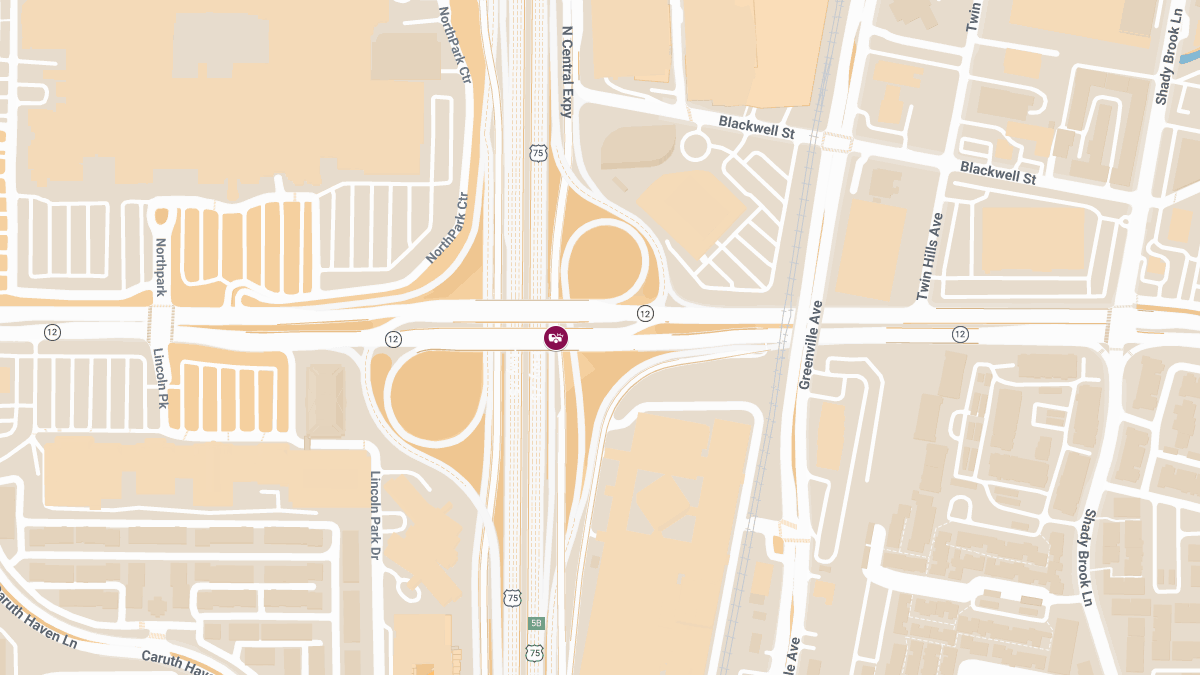 Accident With Injuries at N Central Expy & NW Hwy