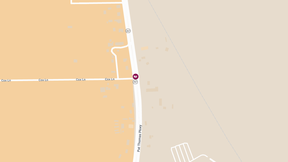 Accident With Injuries at Pat Thomas Pkwy and Cox Ln