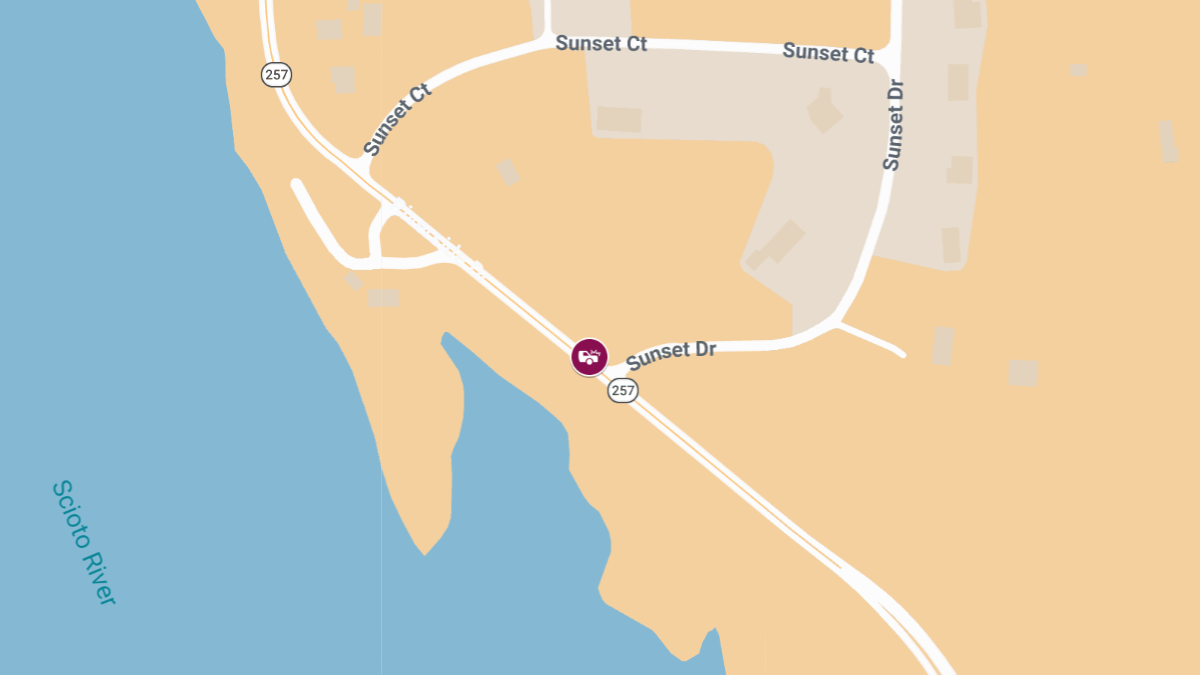 Accident With Injuries at Sunset Dr & Riverside Dr