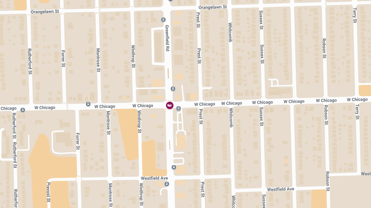 Accident With Injuries at W Chicago & Greenfield Rd