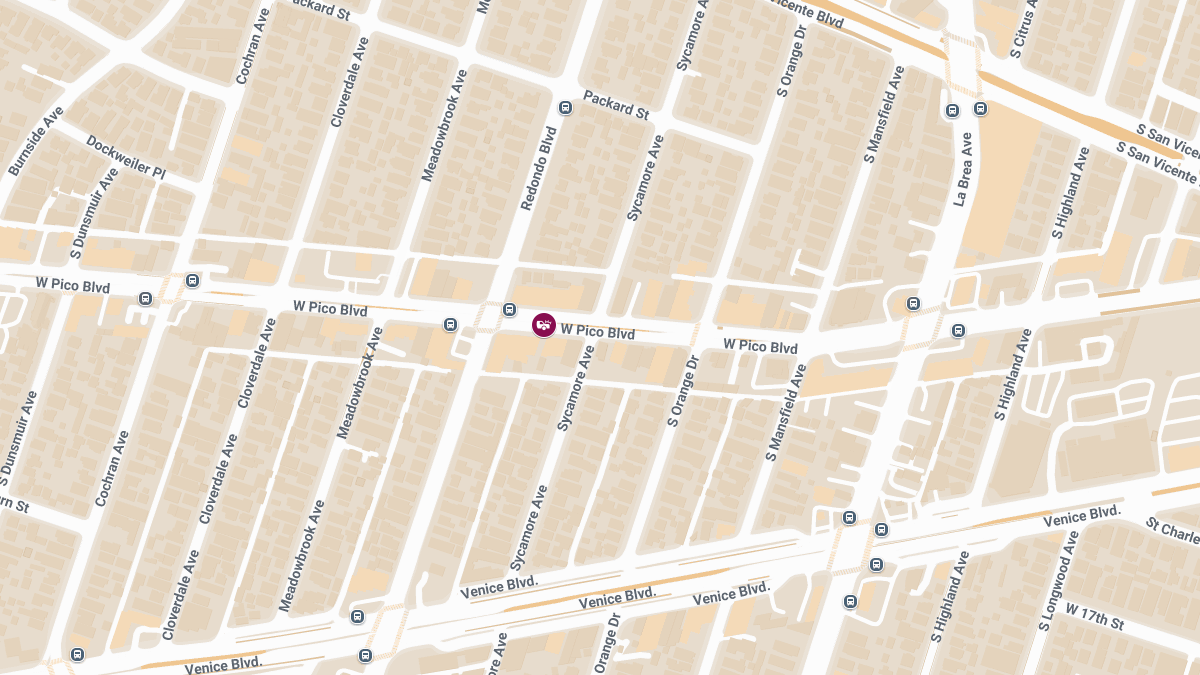 Accident With Injuries at W Pico Blvd