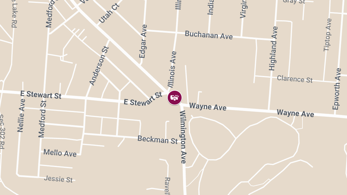 Accident With Injuries at Wayne Ave & Wilmington Ave