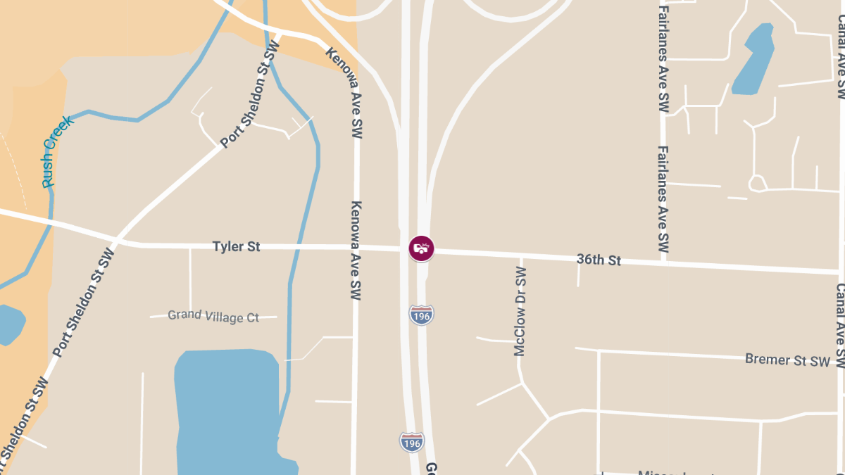 Accident With Injuries on 36th St SE at I-96