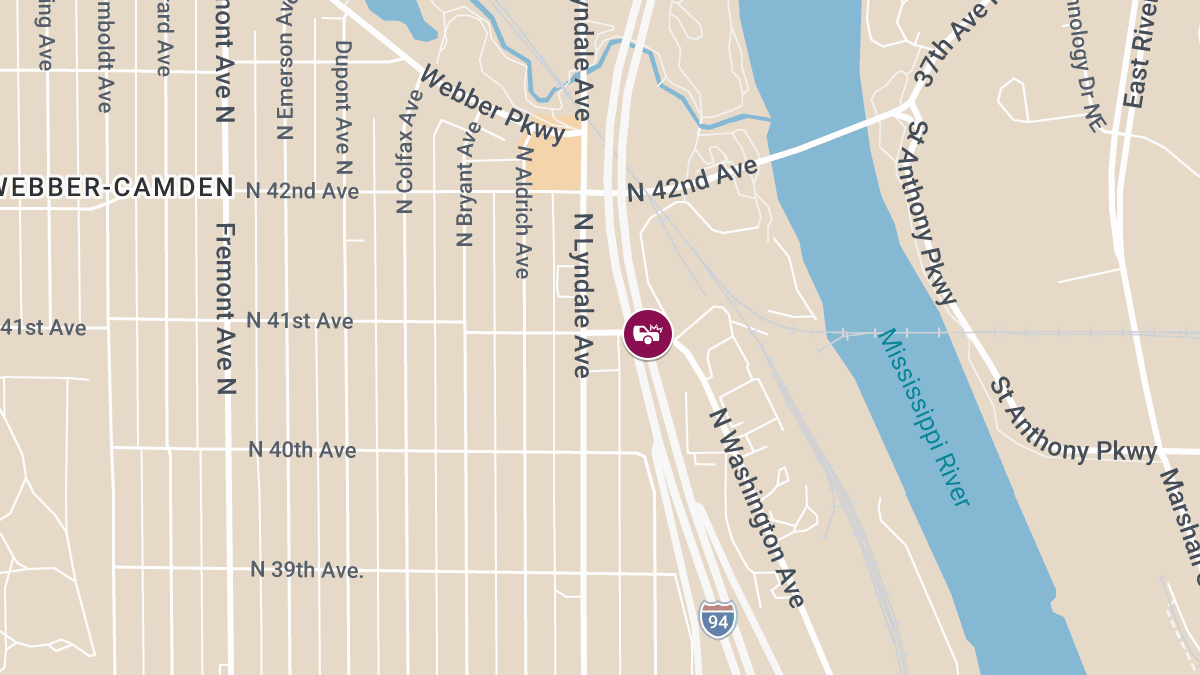 Accident With Injuries on I-94 E at 41st Ave N