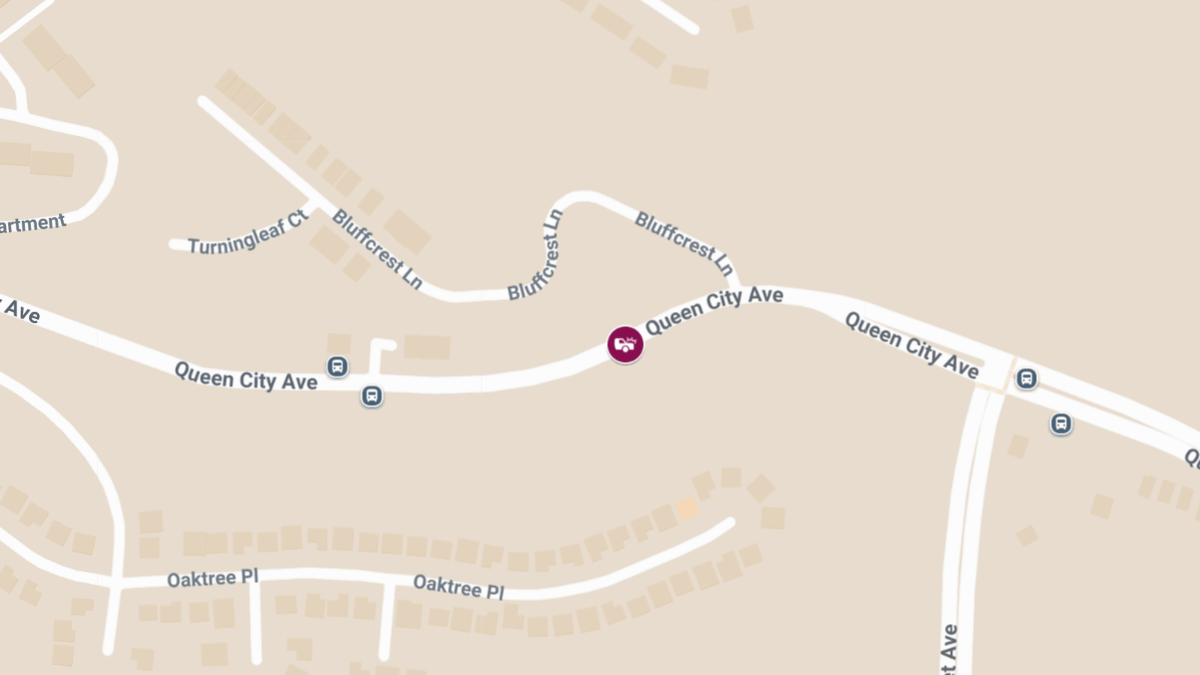 Accident With Injuries on Queen City Ave