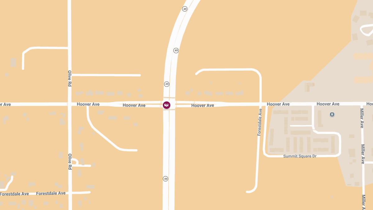 Accident With Injuries on Rte 49 & Hoover Ave