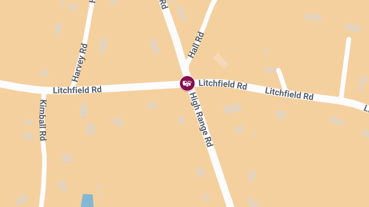 Accident With Injury Reported at High Range Rd & Litchfield Rd