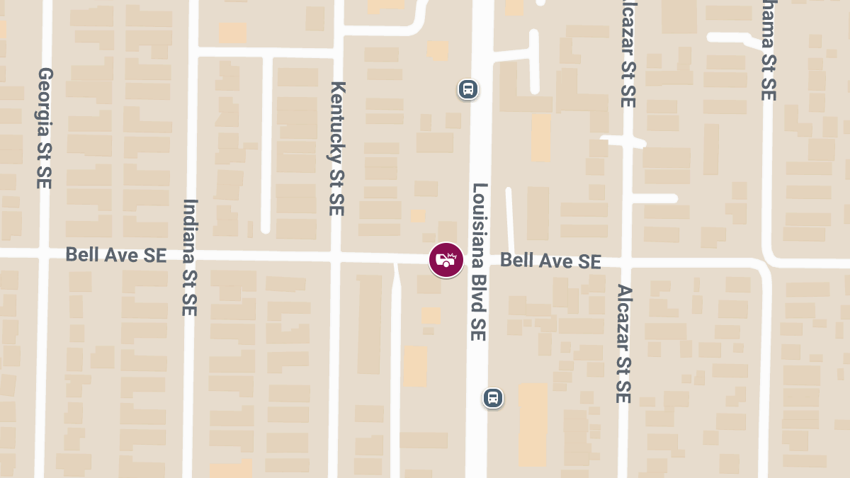 Accident at Bell Ave SE & Louisiana Blvd SE