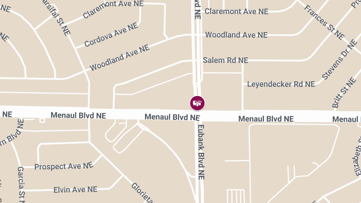 Accident at Eubank Blvd NE & Menaul Blvd NE