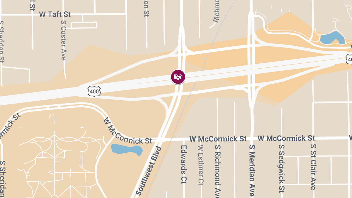 Accident at W Kellogg and S Southwest Blvd Causes Injuries