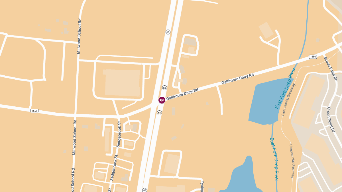 Accident on NC 68 at Dairy Rd Causes Injuries