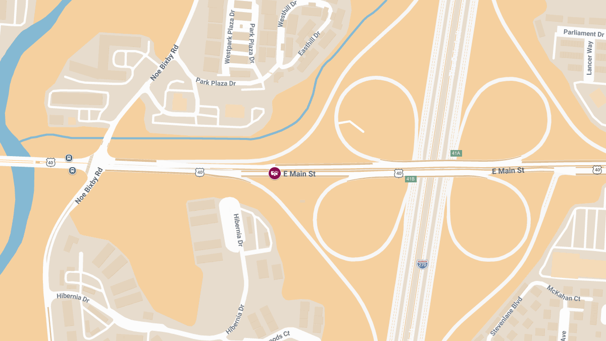 Accident with Critical Injuries on E Main St Near I-270