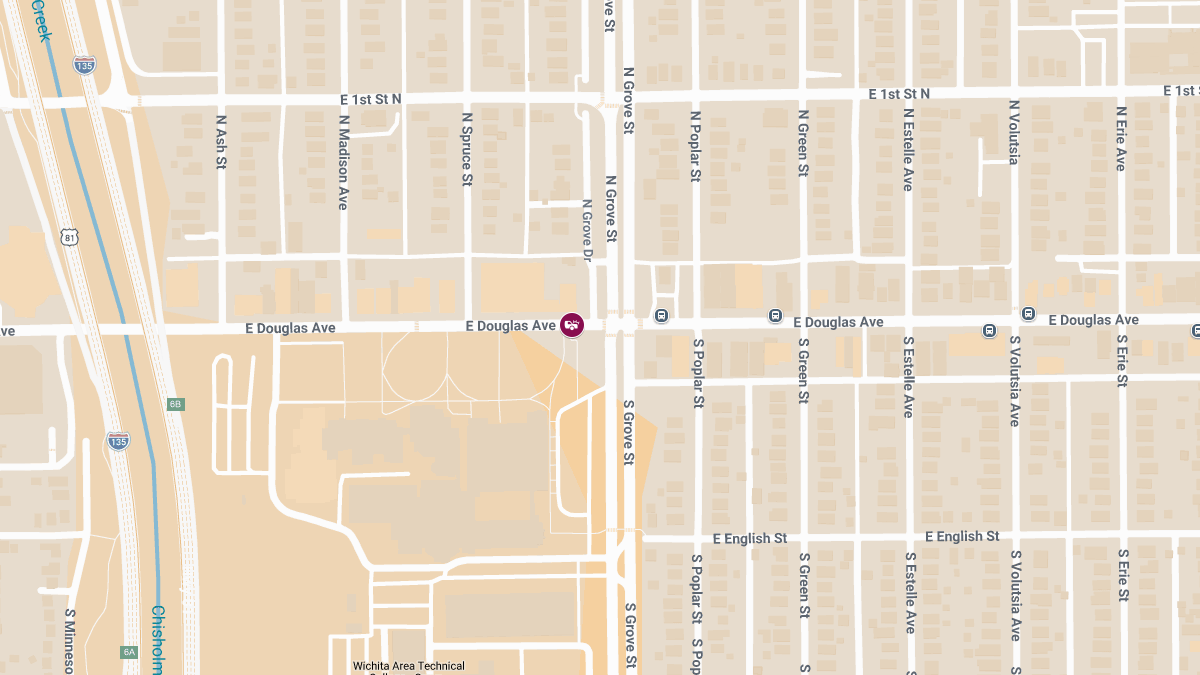 Accident with Injuries Near East High School on E Douglas Ave