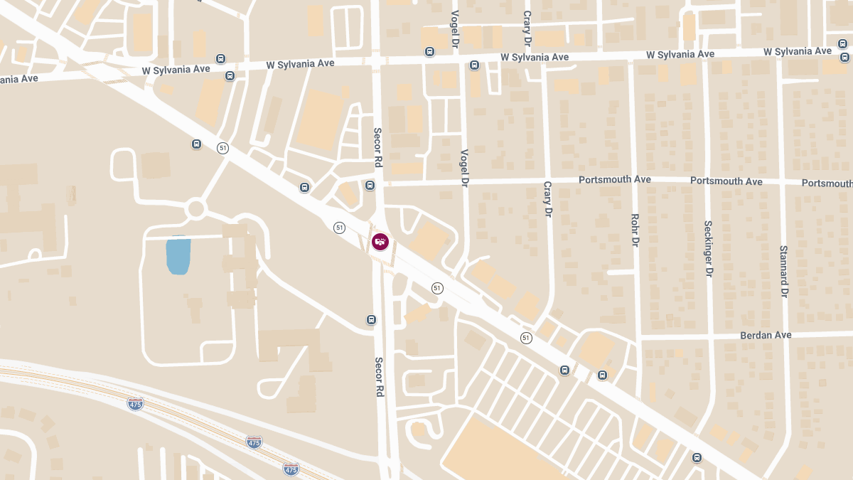 Accident with Injuries Reported at Monroe St & Secor Rd