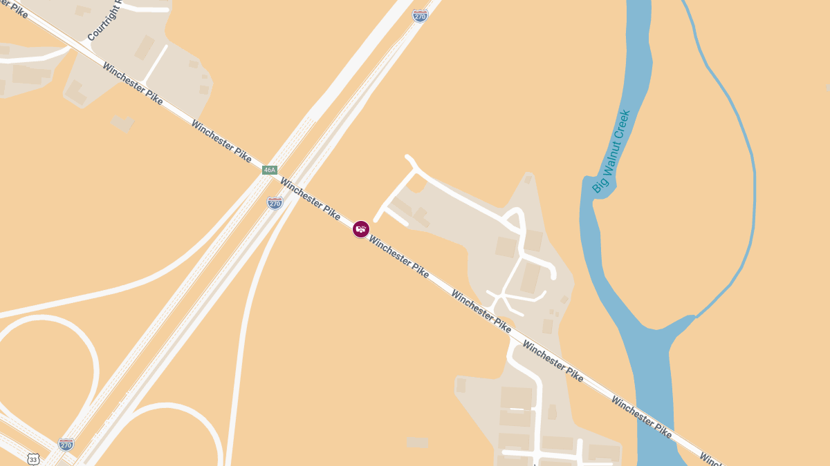 Accident with Injuries at 4220 Winchester Pike