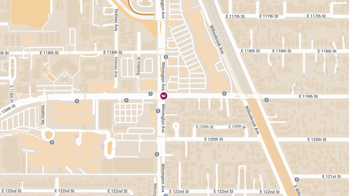 Accident with Injuries at E 119th St & S Wilmington Ave