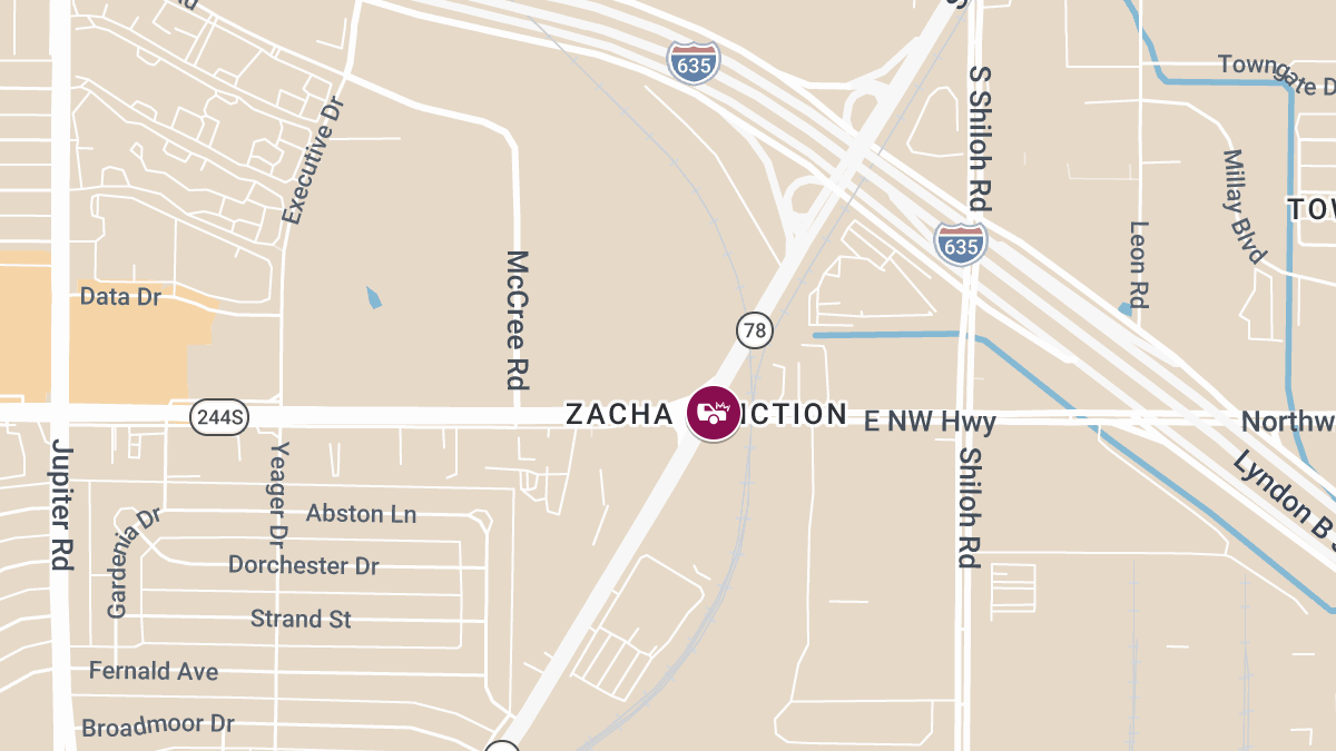 Accident with Injuries at E Northwest Hwy & Garland Rd