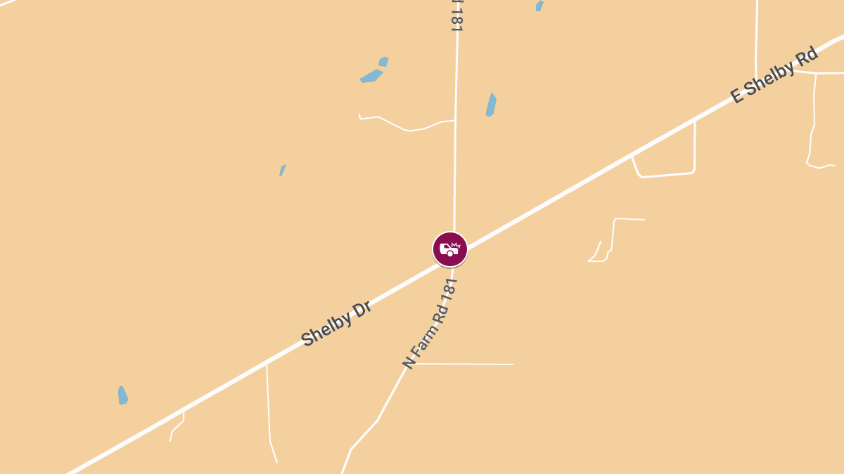 Accident with Injuries at E Shelby Rd & N FR 181