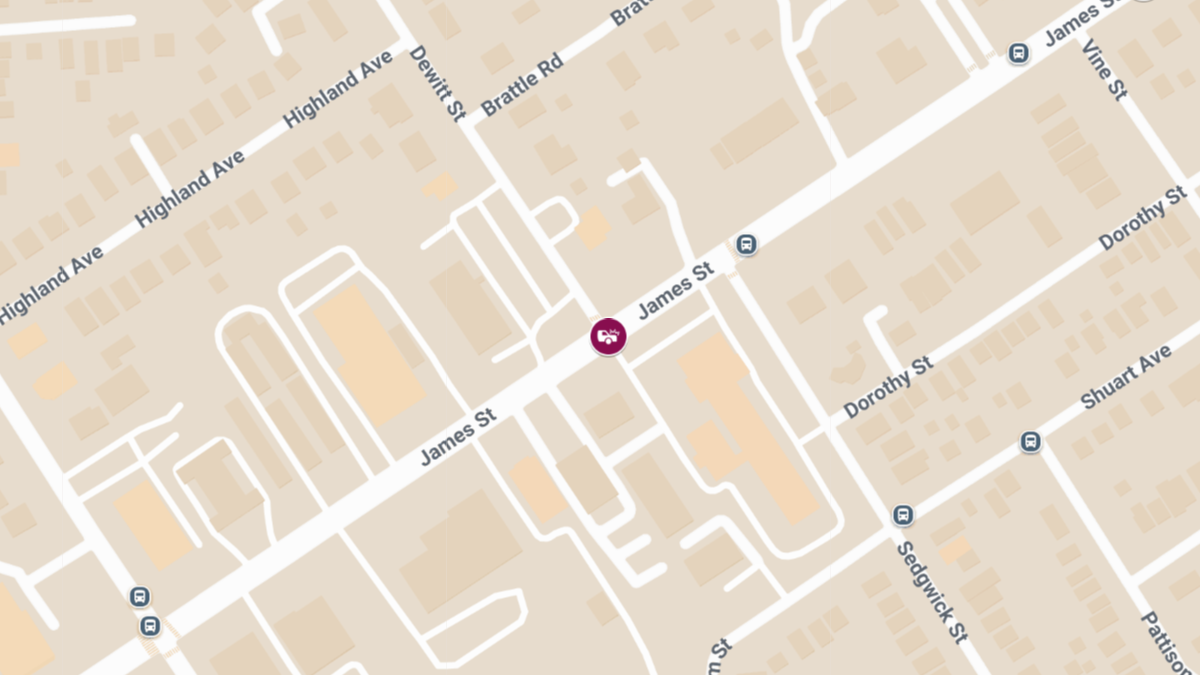 Accident with Injuries at James St & DeWitt St