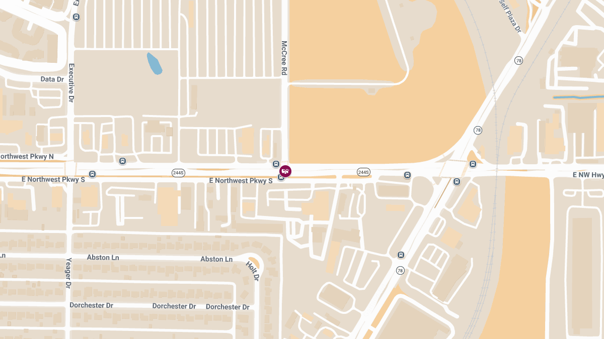 Accident with Injuries at Mccree Rd & E Northwest Hwy