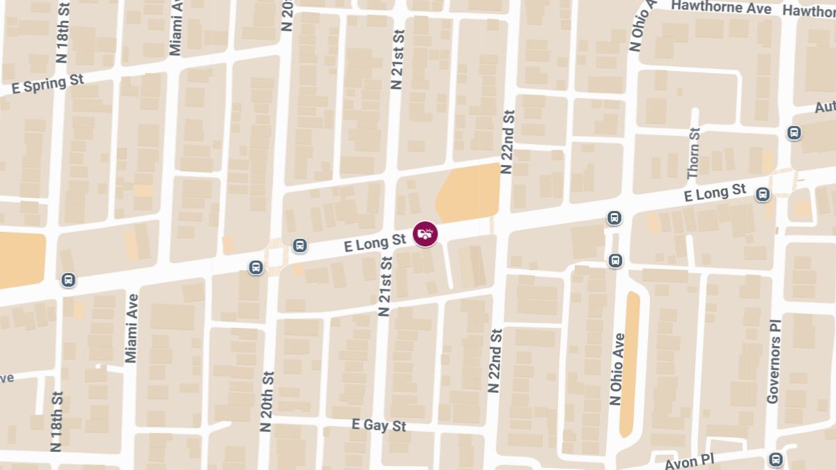 Accident with Injuries at N 21st St and E Long St