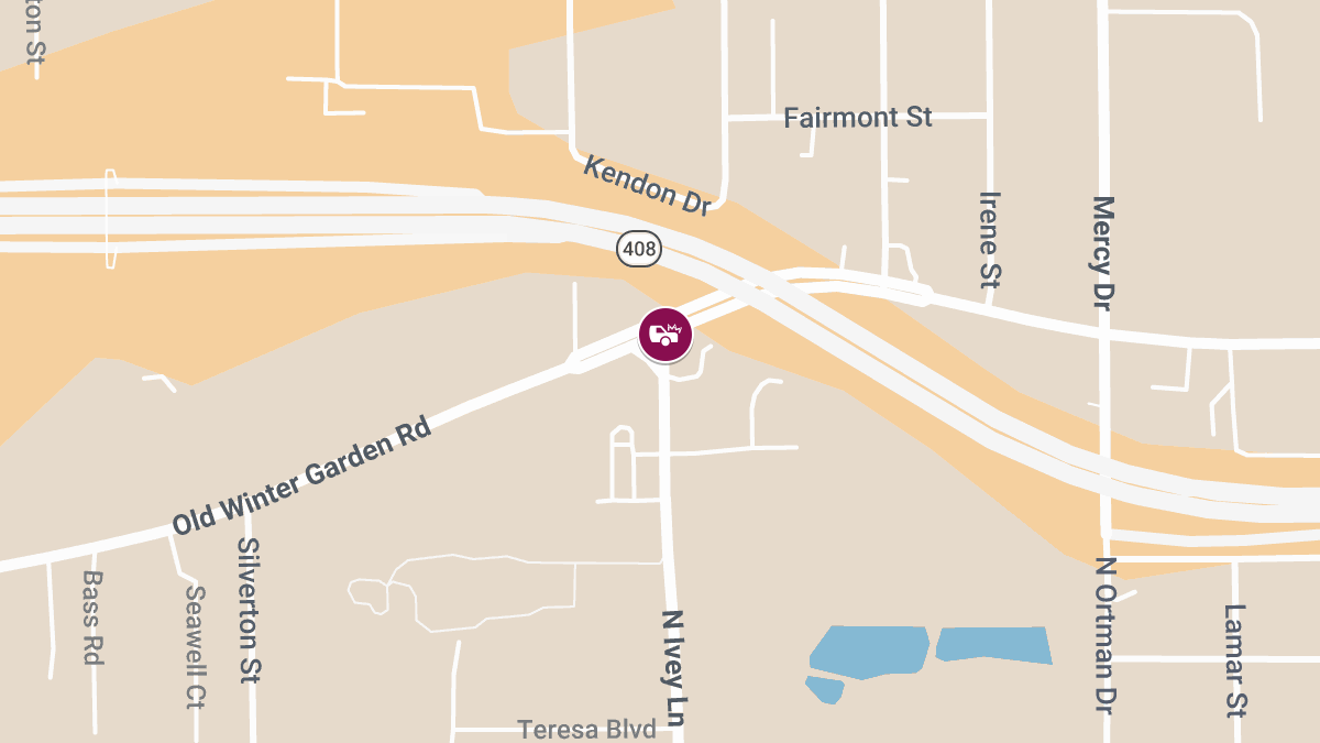 Accident with Injuries at N Ivey Ln & Old Winter Garden Rd