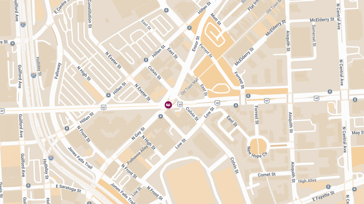 Accident with Injuries at Orleans St & Ensor St