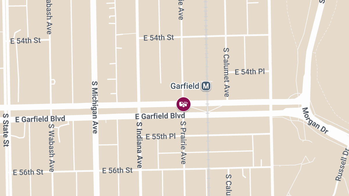 Accident with Injuries at Prairie Ave & Garfield Blvd