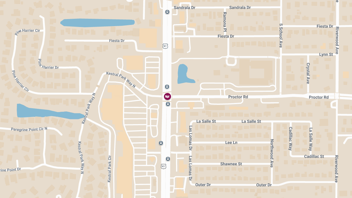 Accident with Injuries at Proctor Rd & S Tamiami Trl