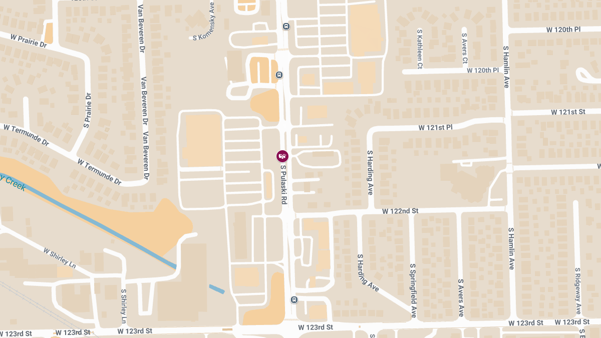 Accident with Injuries at S Pulaski Rd Gas Station
