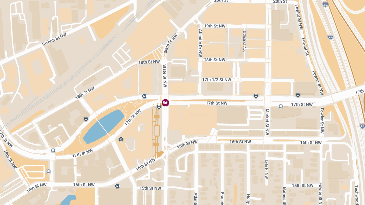 Accident with Injuries at State St NW & 17th St