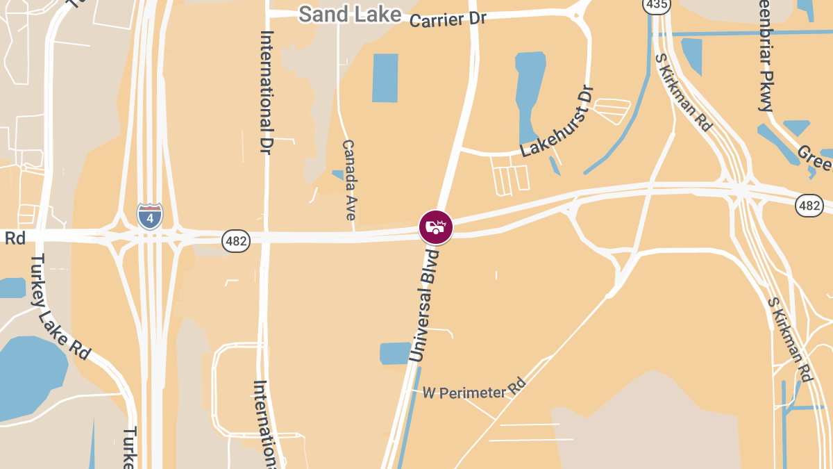 Accident with Injuries at Universal Blvd & W Sand Lake Rd