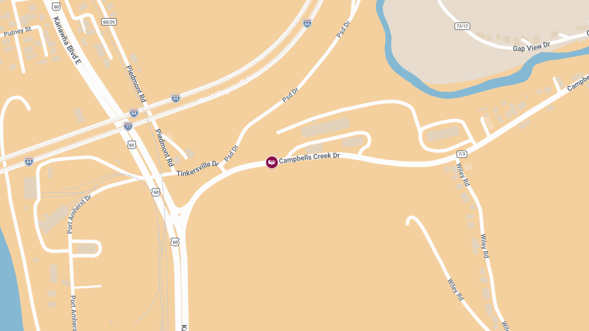 Accident with Injuries on 122 Campbells Creek Dr