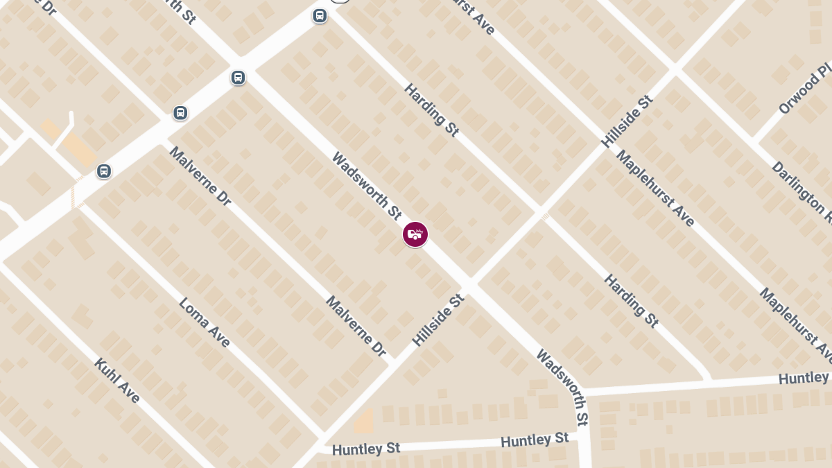Accident with Injuries on Wadsworth St