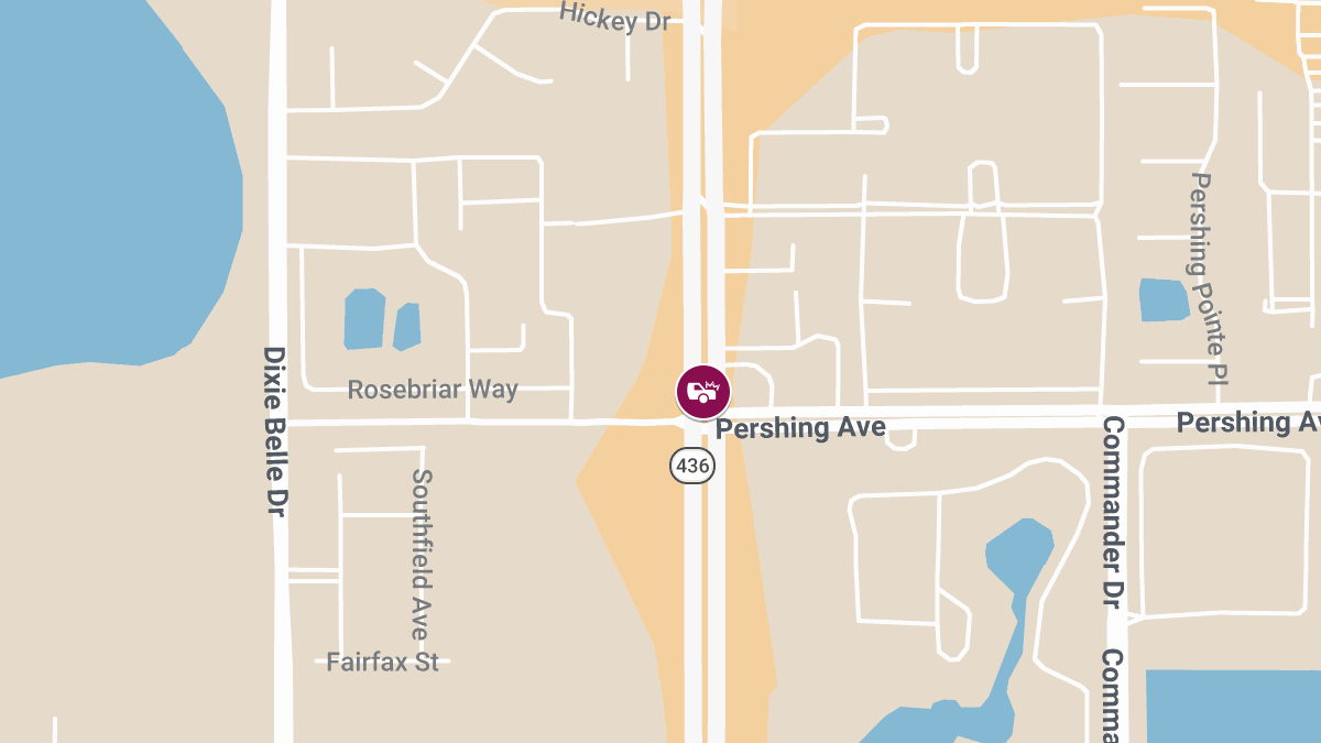 Accident with Injury at S Semoran Blvd & Pershing Ave