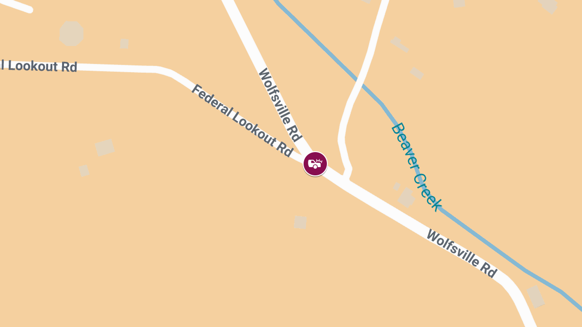 Auto Accident Causes Injuries on Wolfsville Rd at Federal Lookout Rd