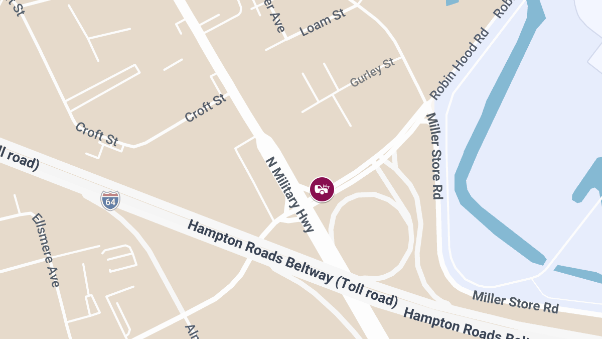 Auto Accident With Injuries at N Military Hwy & Robin Hood Rd