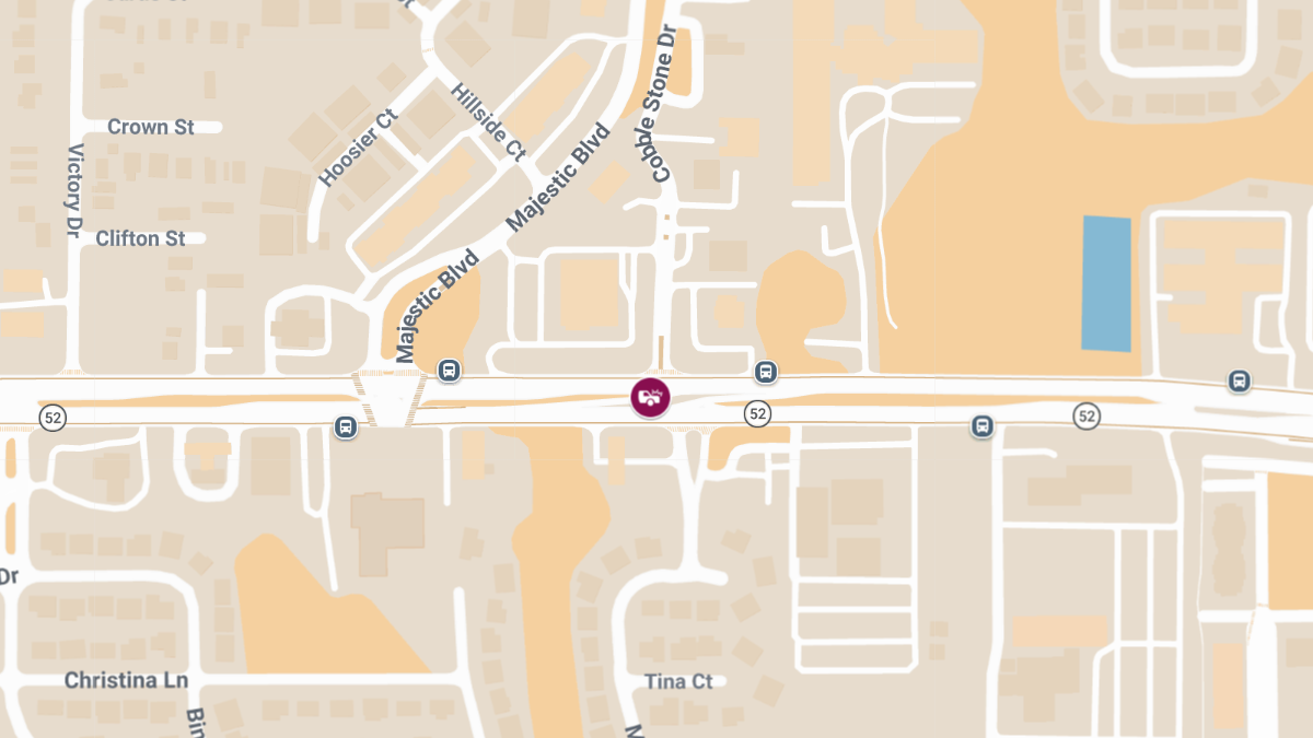 Auto Accident With Injuries at SR-52 & Cobblestone Dr