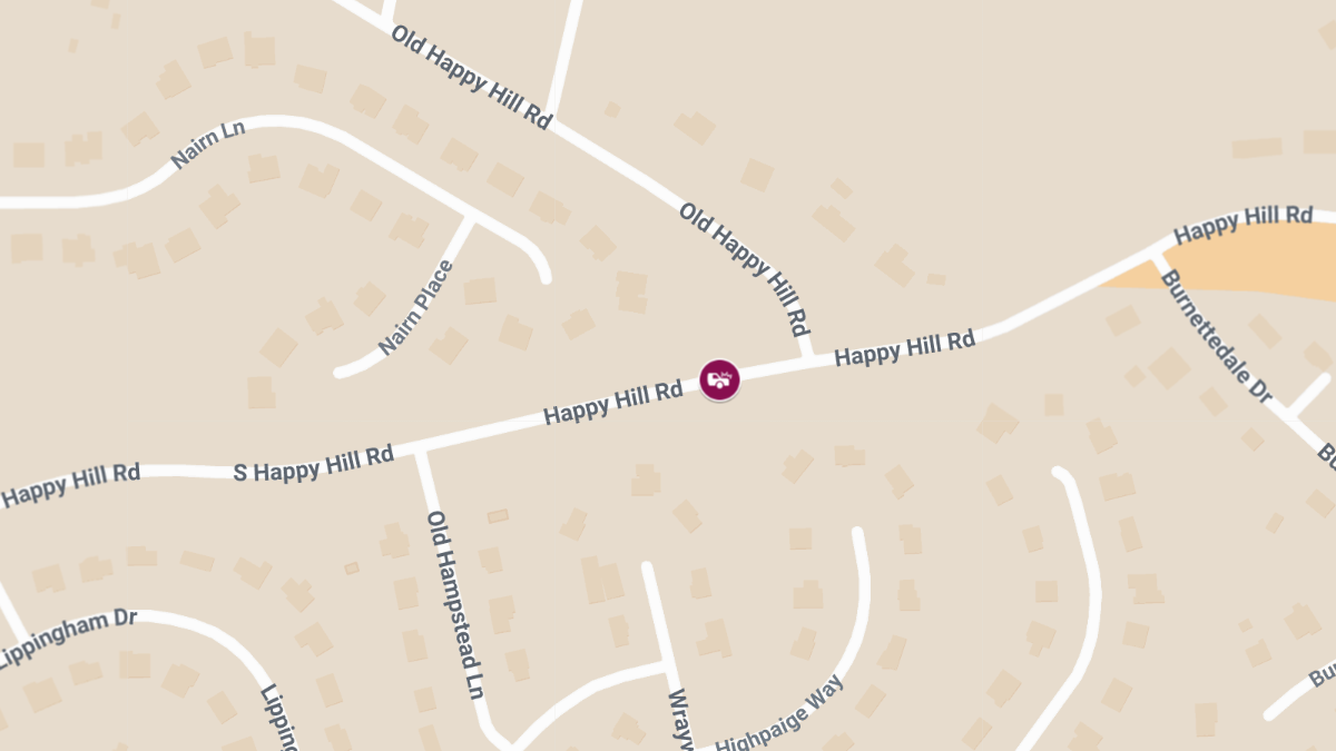 Auto Accident With Injuries on 12900 block of Happy Hill Rd