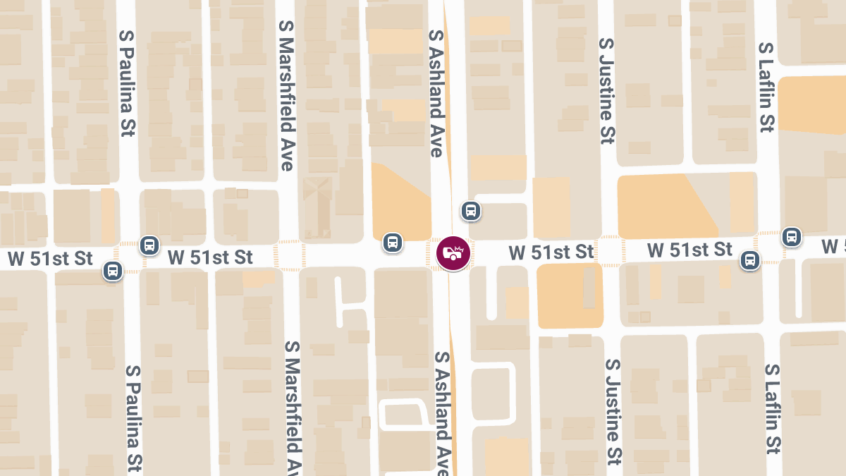 Auto Collision with Injuries at 51st St & Ashland Ave