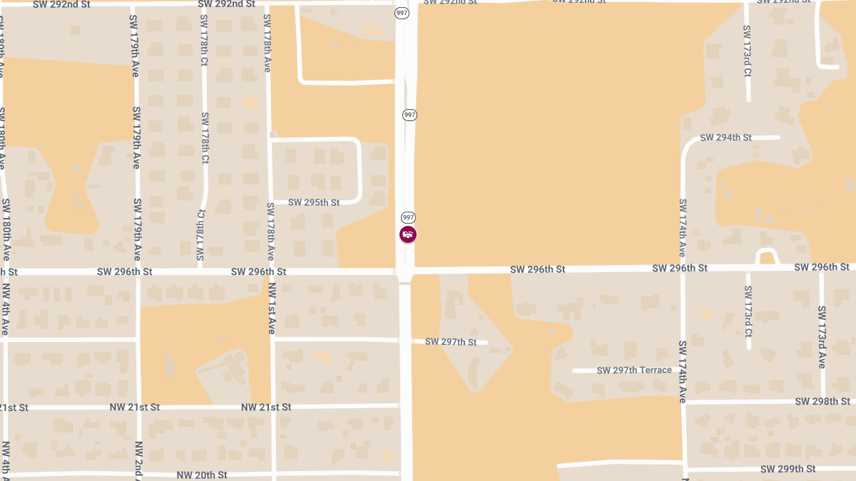 Auto Crash Results in Injuries on SW 177th Ave