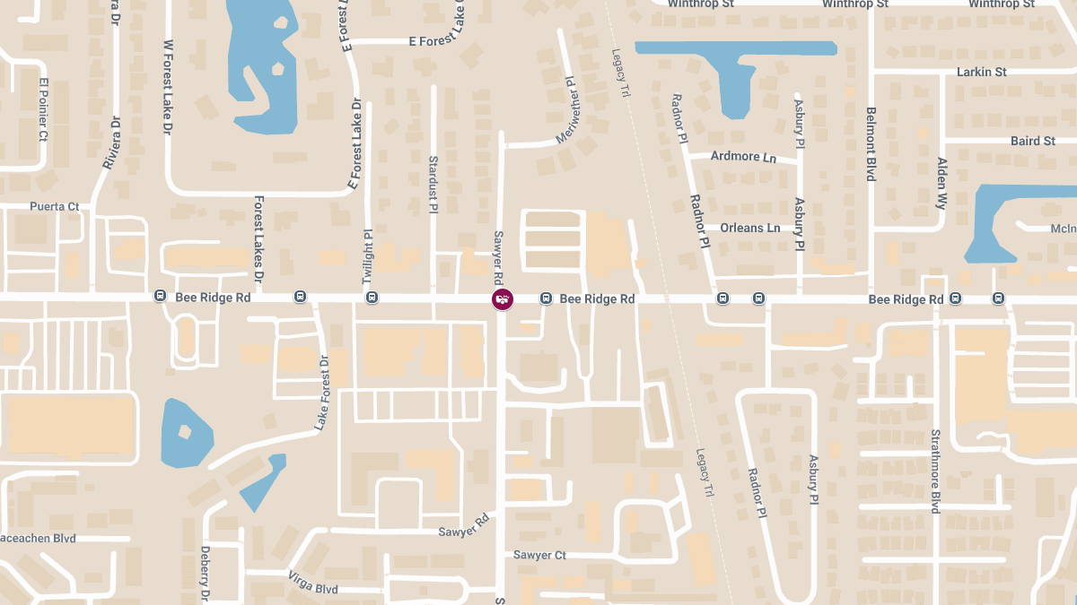 Auto Crash with Injuries at Bee Ridge Rd & Sawyer Rd