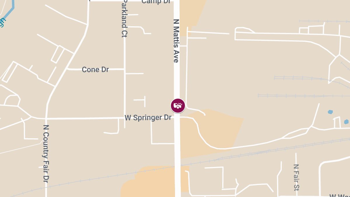 Auto Crash with Injuries at Mattis Ave & Springer Dr