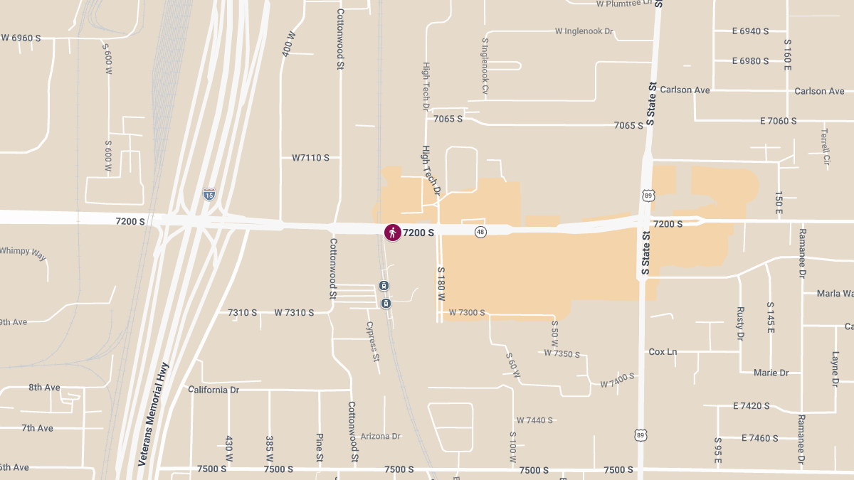Auto-Pedestrian Accident Leaves Serious Injuries at 7200 South & 200 West