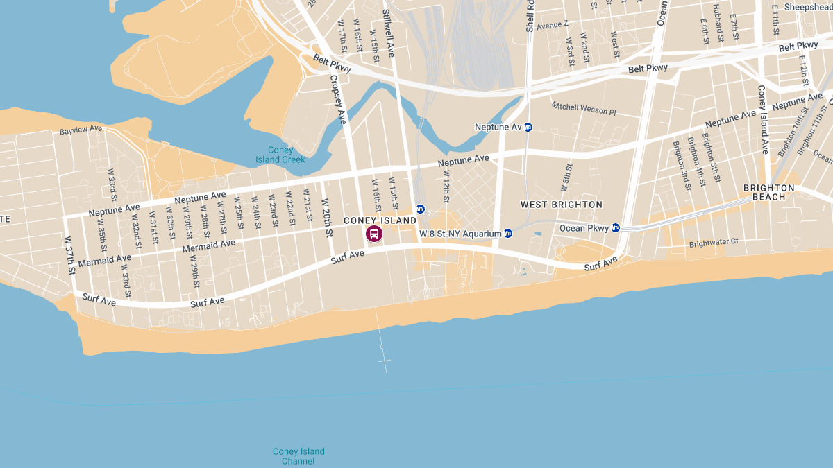 B36 Bus Crash Injures Five in Coney Island