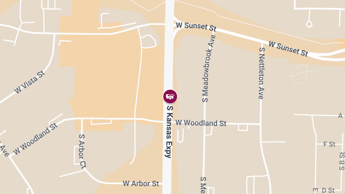 Back Injury Reported After Crash at Kansas and Woodland